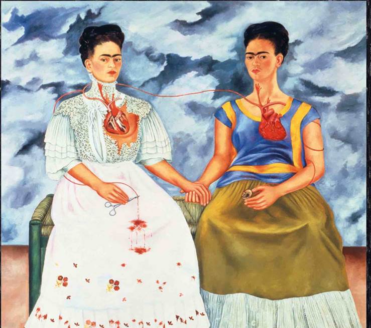 The Two Fridas by Frida Kahlo